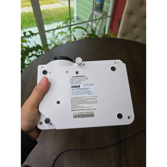 RCA Home Theater Projector With Remote, Power Supply & Manual Model RPJ136 White - Picture 5 of 16